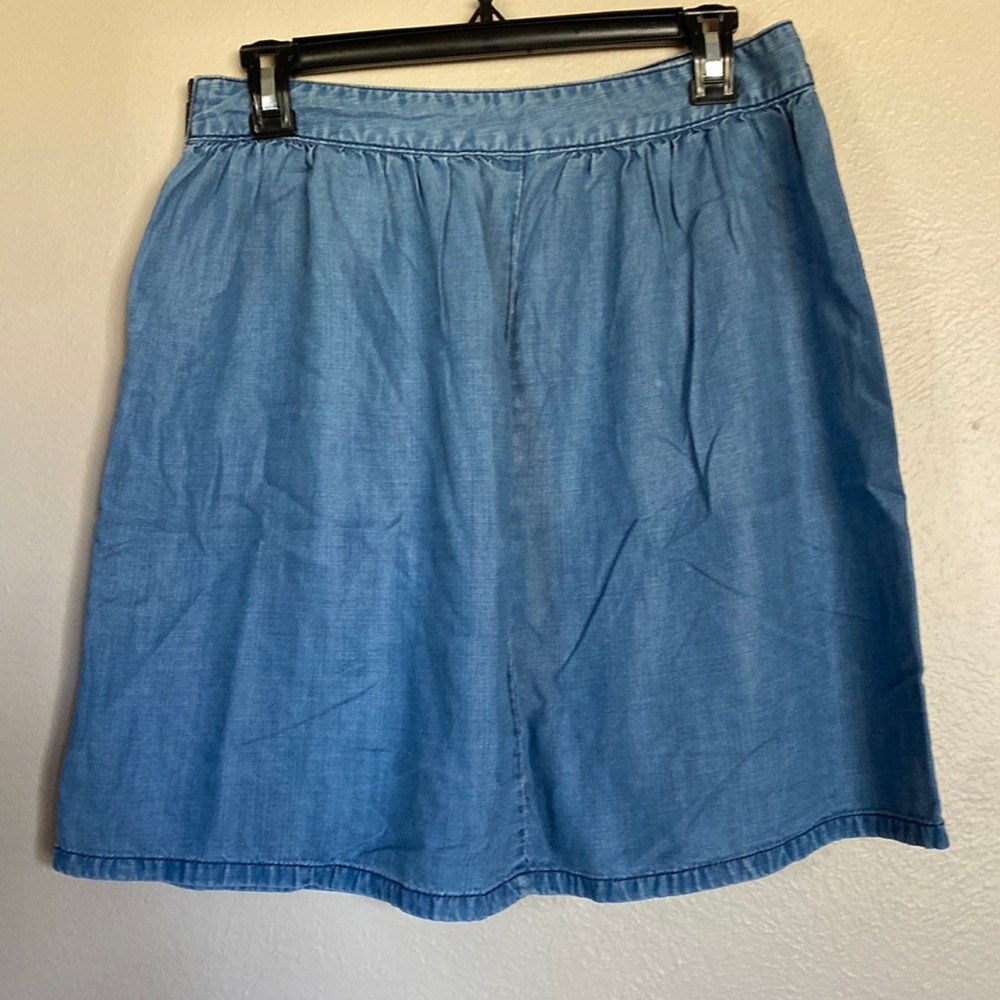 Madewell Blue Denim Skirt - Picture 2 of 7